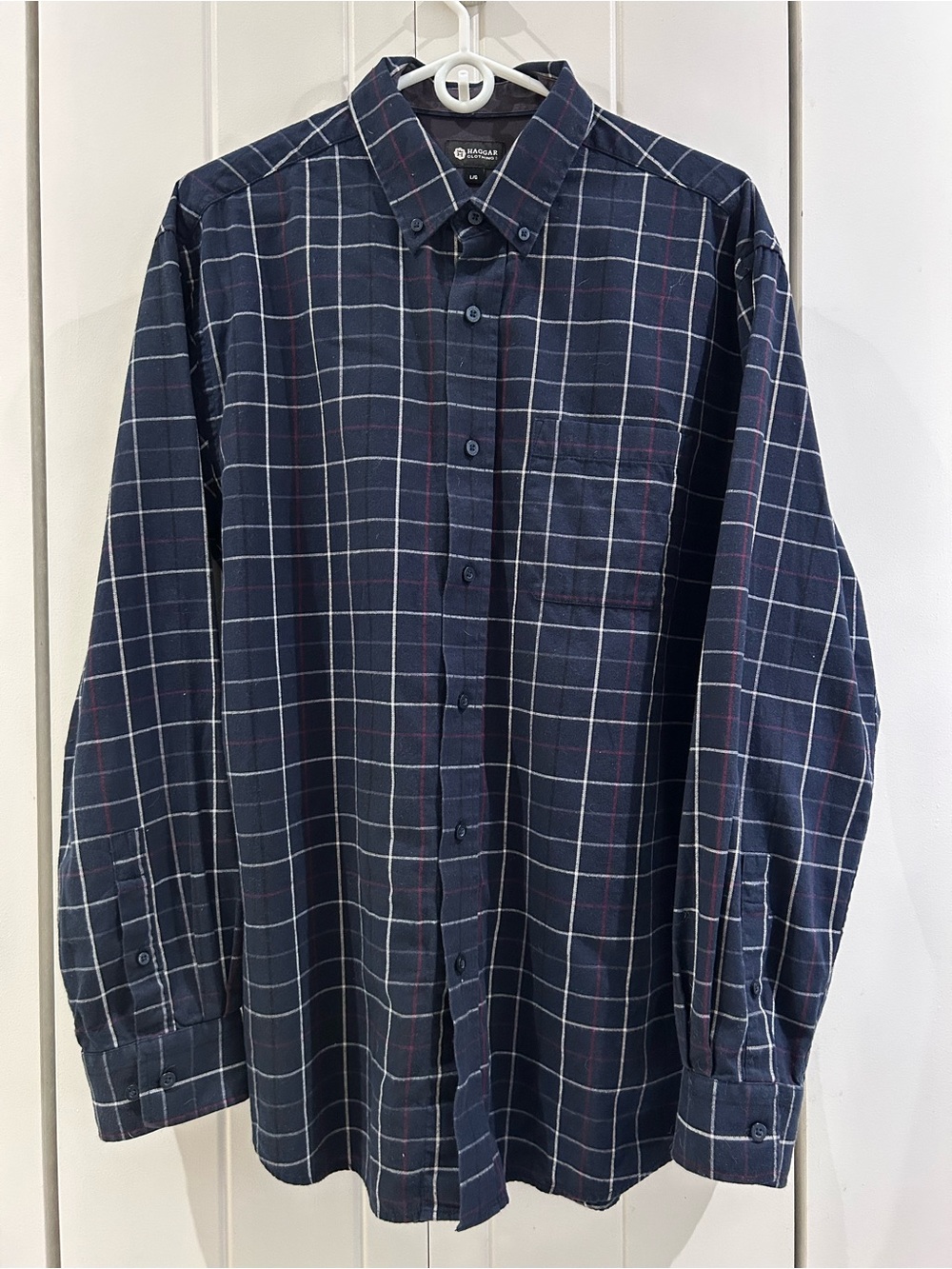 Haggar Clothing flannel shirt